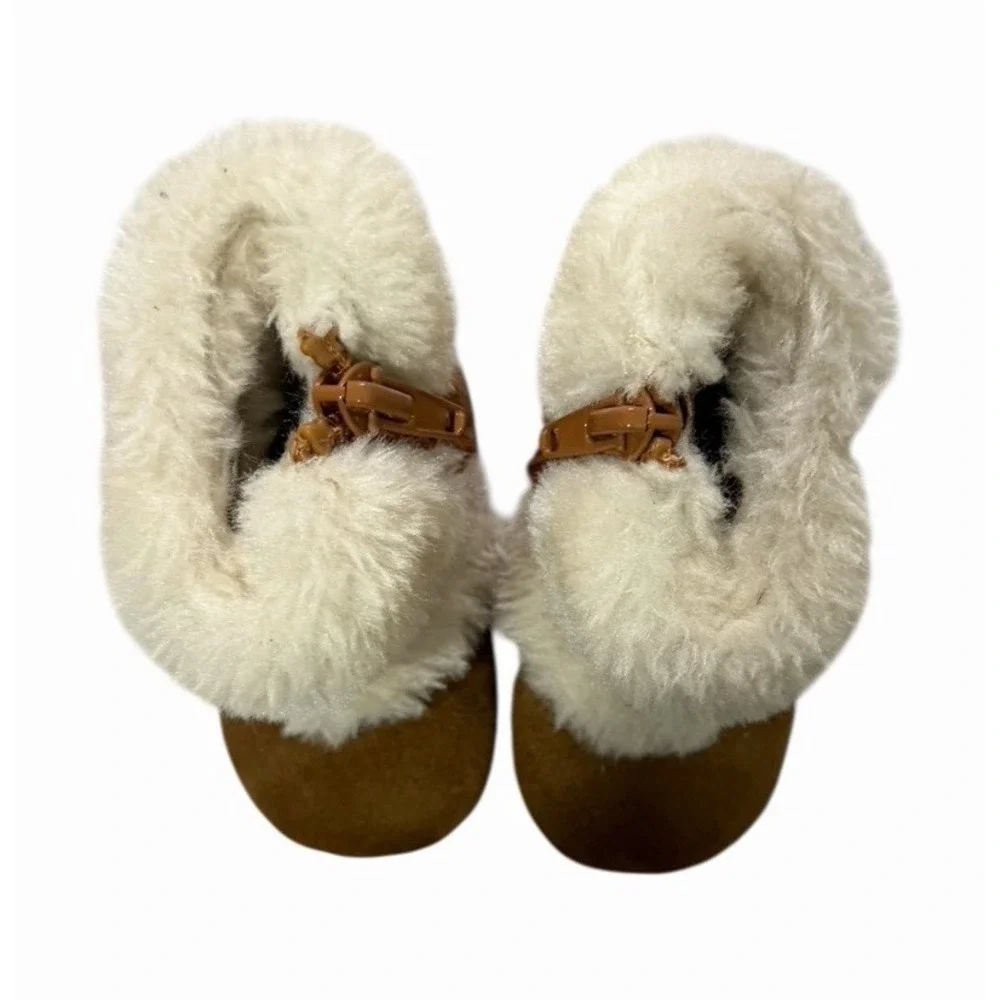 Michael Kors Baby Girl Grace Faux Fur‎ Booties Size 1